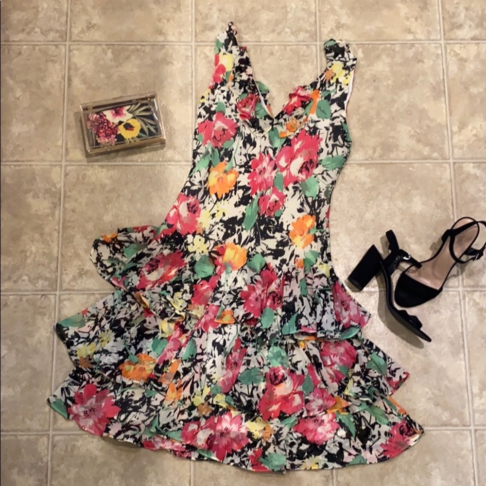 Ralph Lauren floral ruffle dress